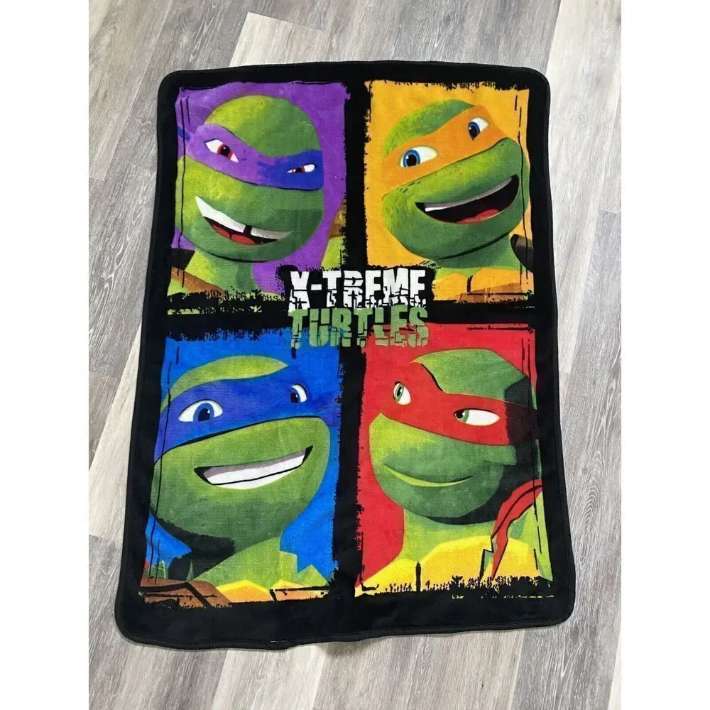 Nickelodeon Teenage Mutant Ninja Turtles Blanket Fleece Throw 48 x 33